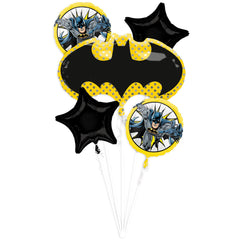 Little Gym - Dynamic Batman Foil Balloon Bouquet - 5 Piece Set