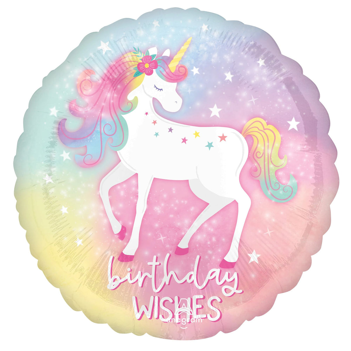 Little Gym - Enchanted Unicorn Birthday Mylar Balloon - 18"