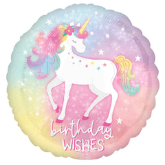 Little Gym - Enchanted Unicorn Birthday Mylar Balloon - 18"