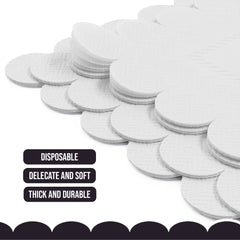White Scallop Beverage Napkins - 50 Ct.