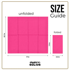 Cerise Guest Towel Napkins - 40 Ct.