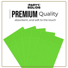 Lime Green Guest Towel Napkins - 40 Ct.