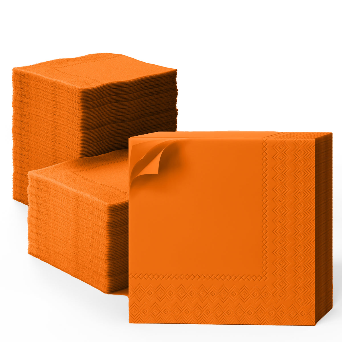 Orange Dinner Napkins - 50 Ct.
