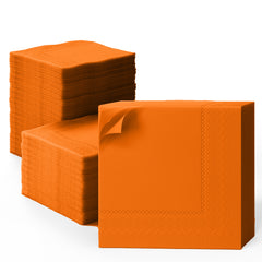 Orange Dinner Napkins - 50 Ct.