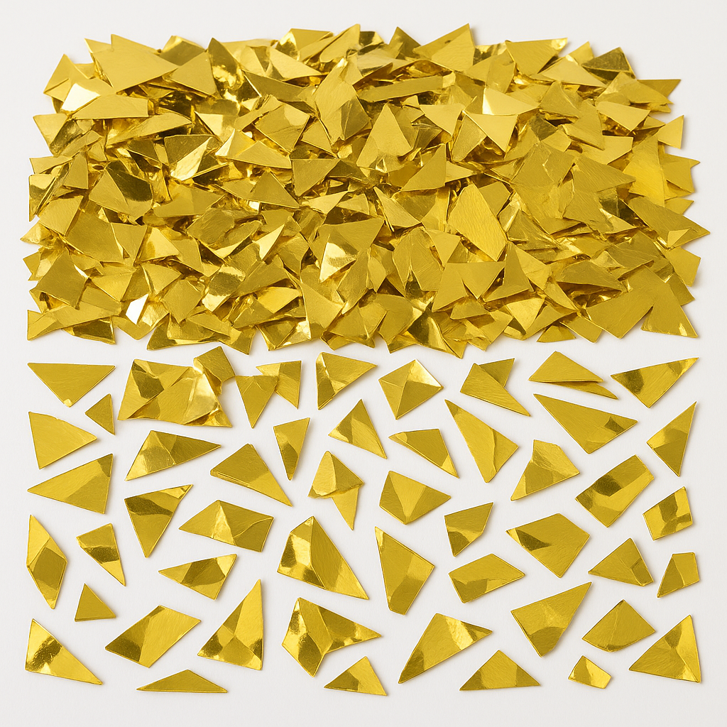 Gold Sparkle Foil Confetti Shred - 1.5 oz