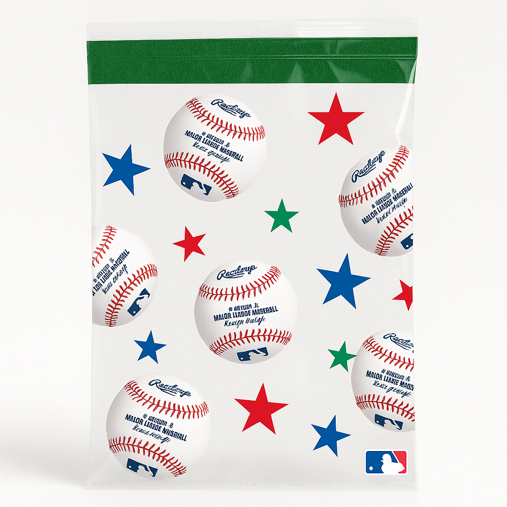 MLB Rawlings Baseball Treat Bags - 20-Count Party Pack