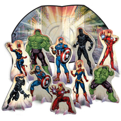 PMA - Marvel Avengers Power Unite Table Decorating Kit - 11-Piece Set