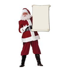 Santa Claus with Blank List
