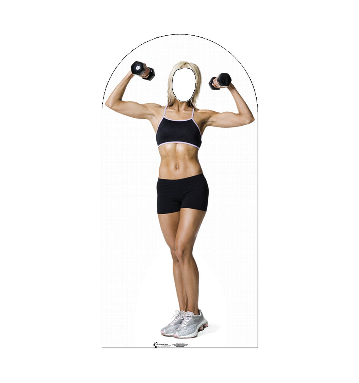 Muscle Woman Stand In