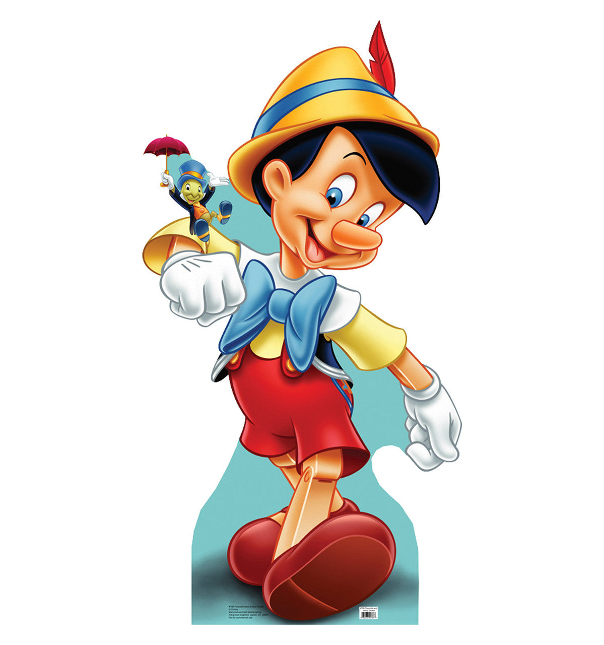 Pinocchio and Jiminy Cricket