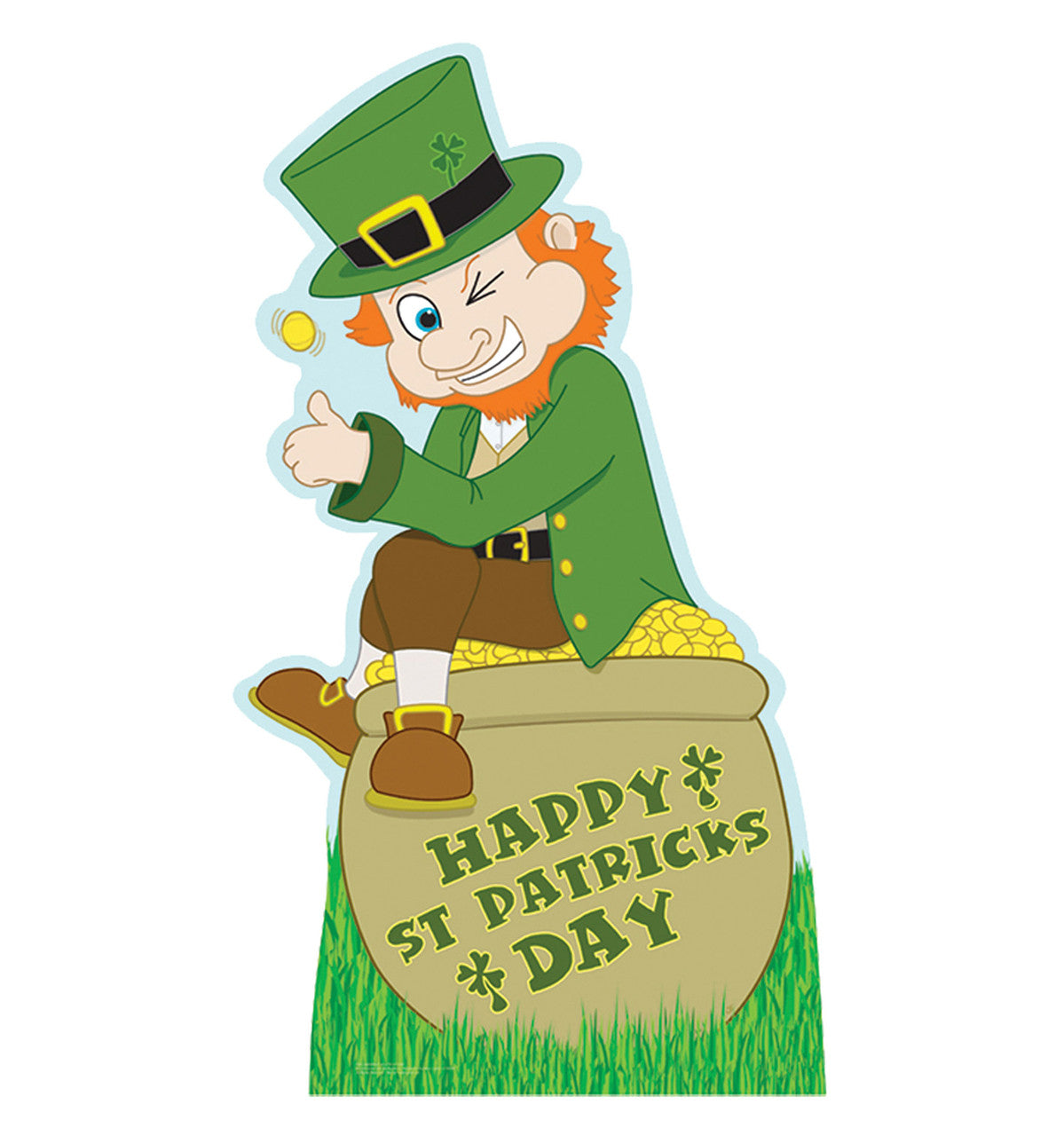 Leprechaun with Pot of Gold / Rainbow