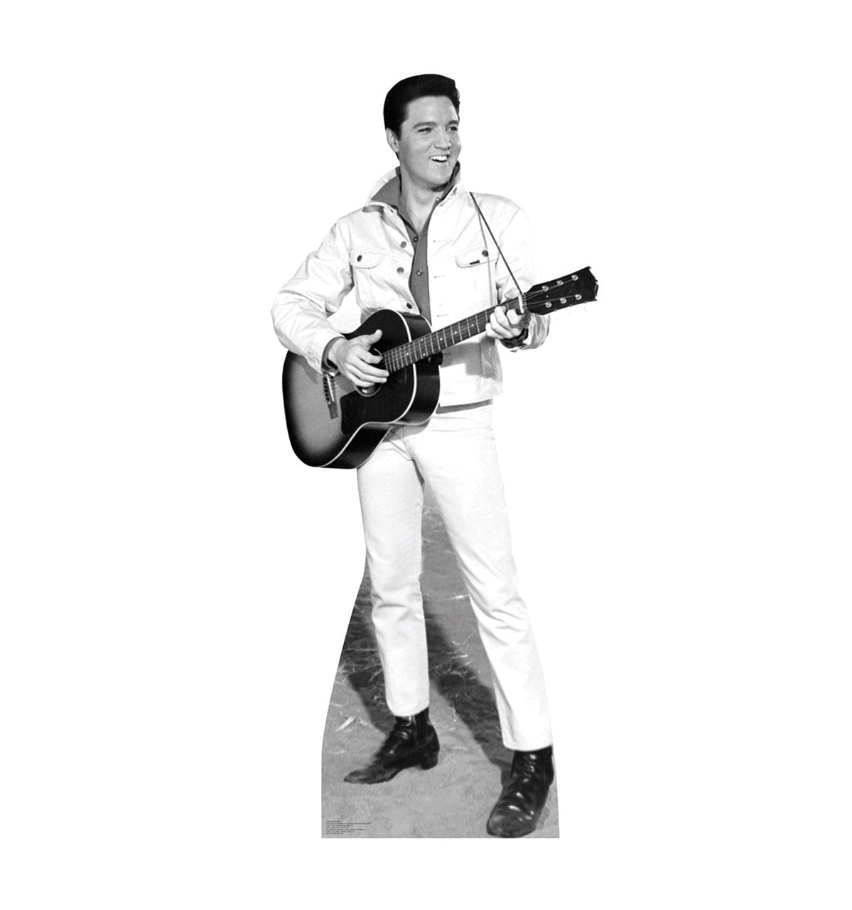 Elvis - B&W White Jacket