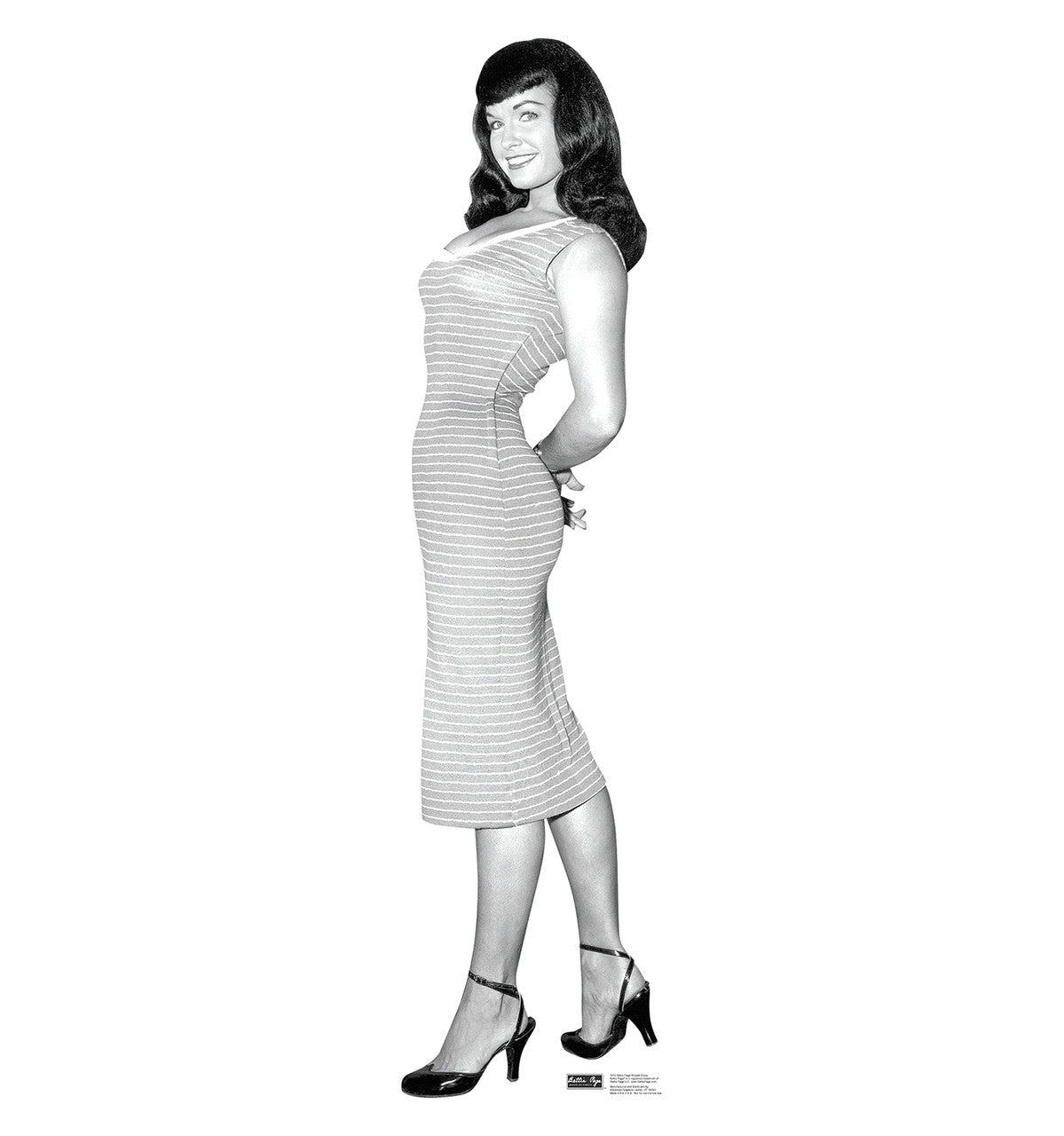 Bettie Page - Striped Dress