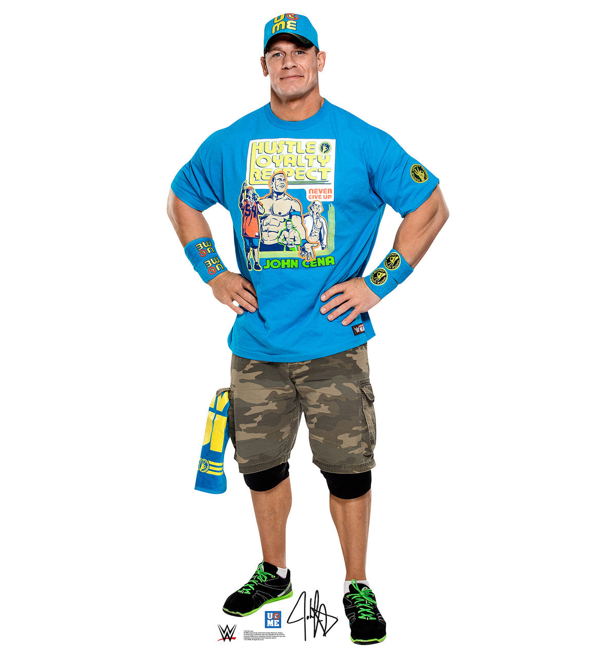 John Cena Light Blue Shirt - WWE