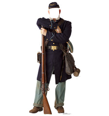 Union Civil War Soldier Standin
