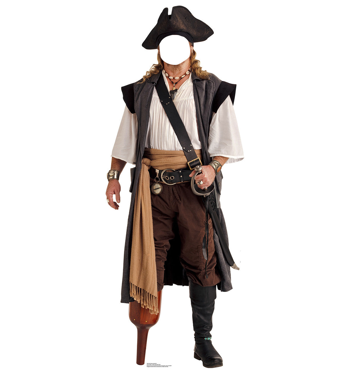 Pirate Peg Leg Standin