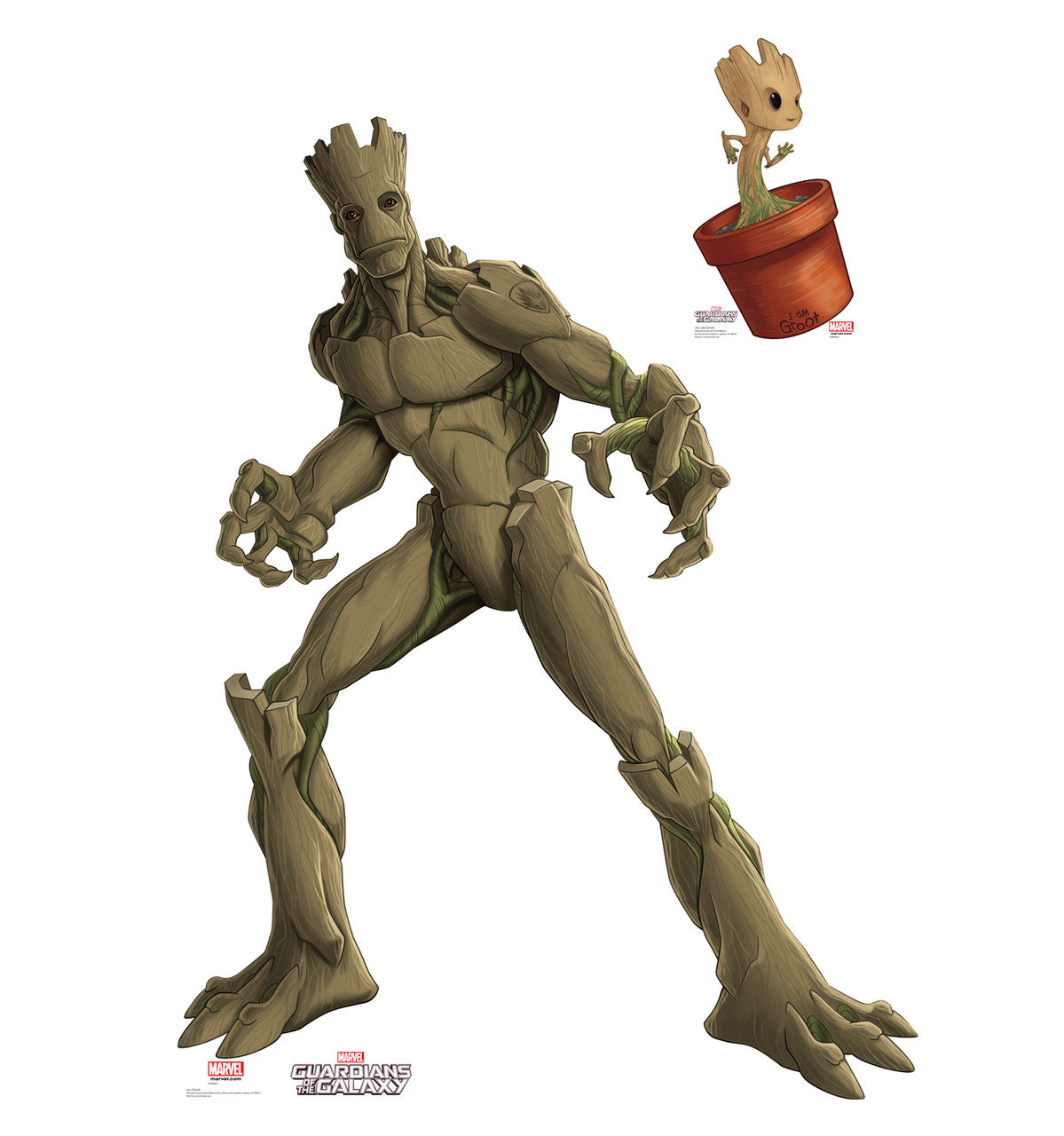 Groot & Little Groot (Animated Guardians of the Galaxy)