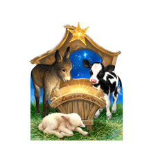 Born in a Manger (Dona Gelsinger Art)