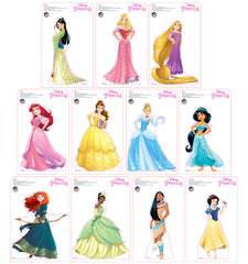 Mini Disney Princesses Standees 2016 (11 pack: All Princesses)