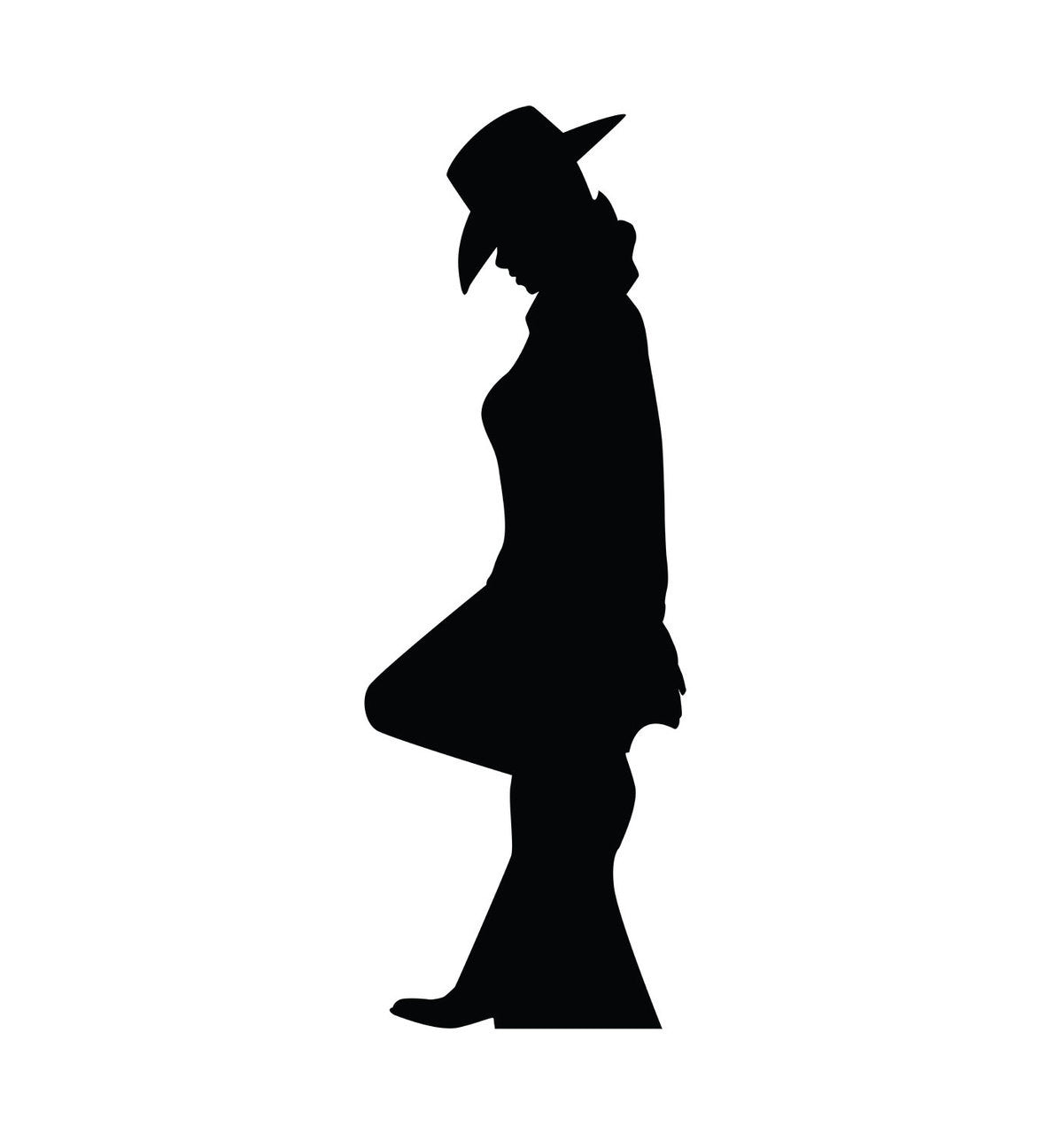 Cowgirl Silhouette