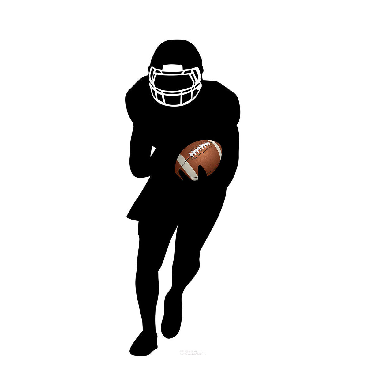 Football Player Runningback Silhouette