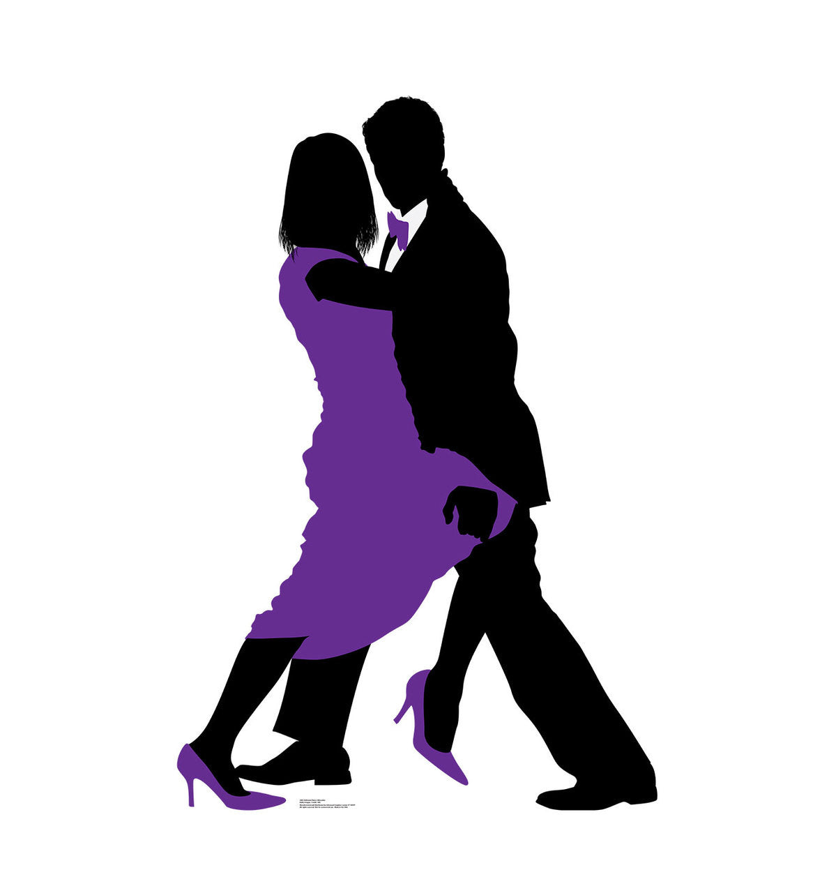 Ballroom Dancers Silhouette