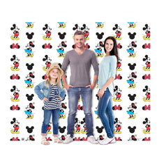 Mickey and Minnie Step and Repeat - Double Wide