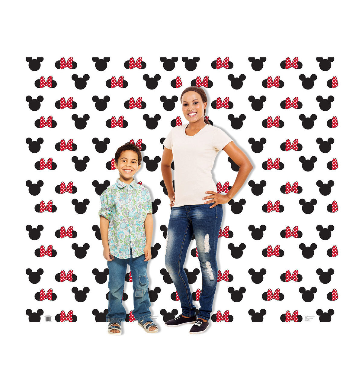 Mickey and Minnie Ears Step and Repeat - Double Wide