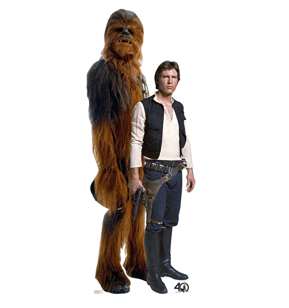 Han Solo and Chewbacca (Star Wars 40th)