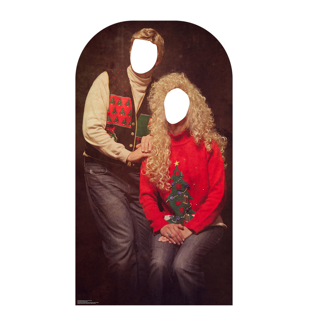 Ugly Christmas Sweater Portrait Stand-in