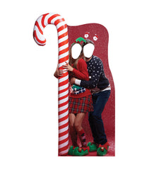 Ugly Christmas Sweater w/ Candy Cane Stand-in
