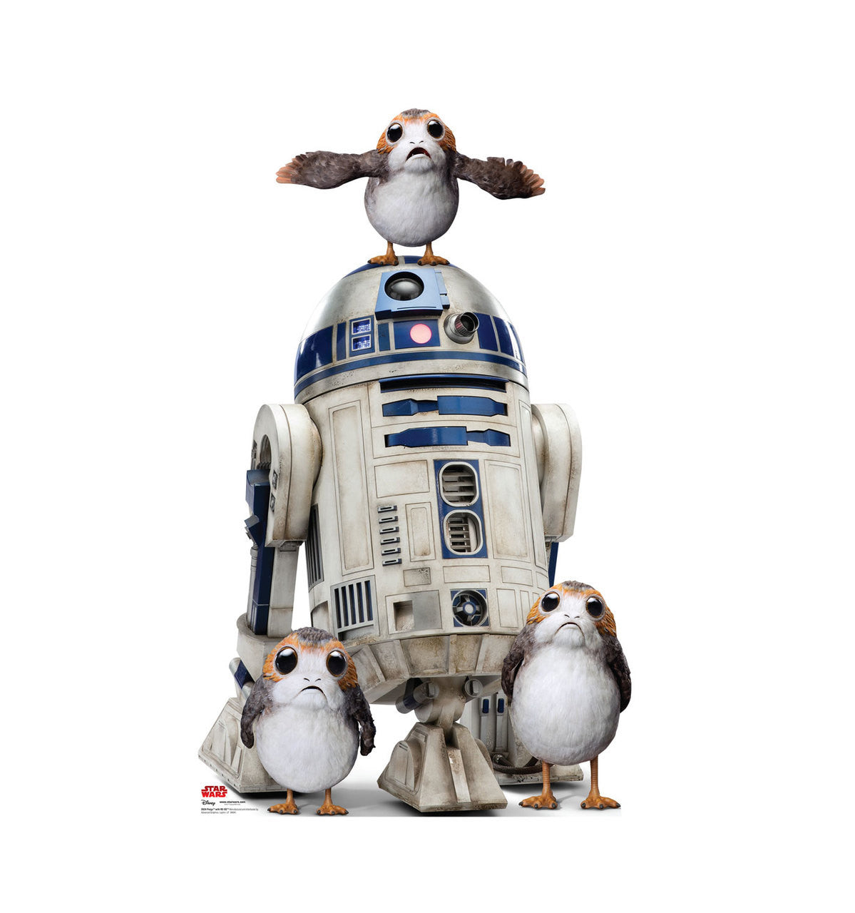 Porgs with R2-D2 (Star Wars VIII )