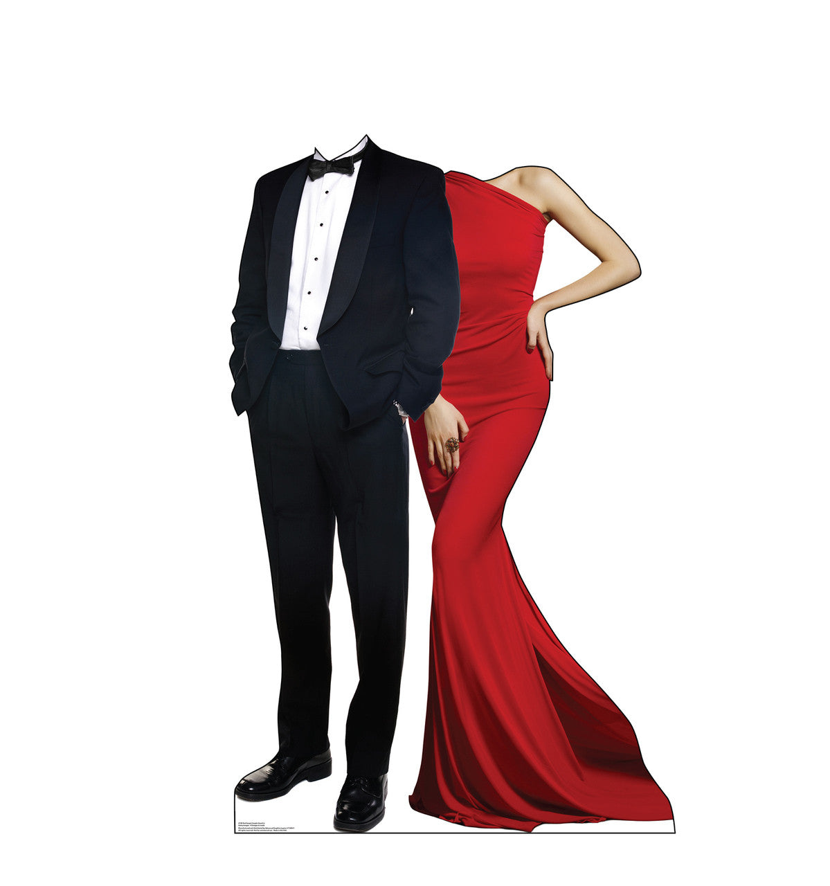 Red Carpet Couple Standin