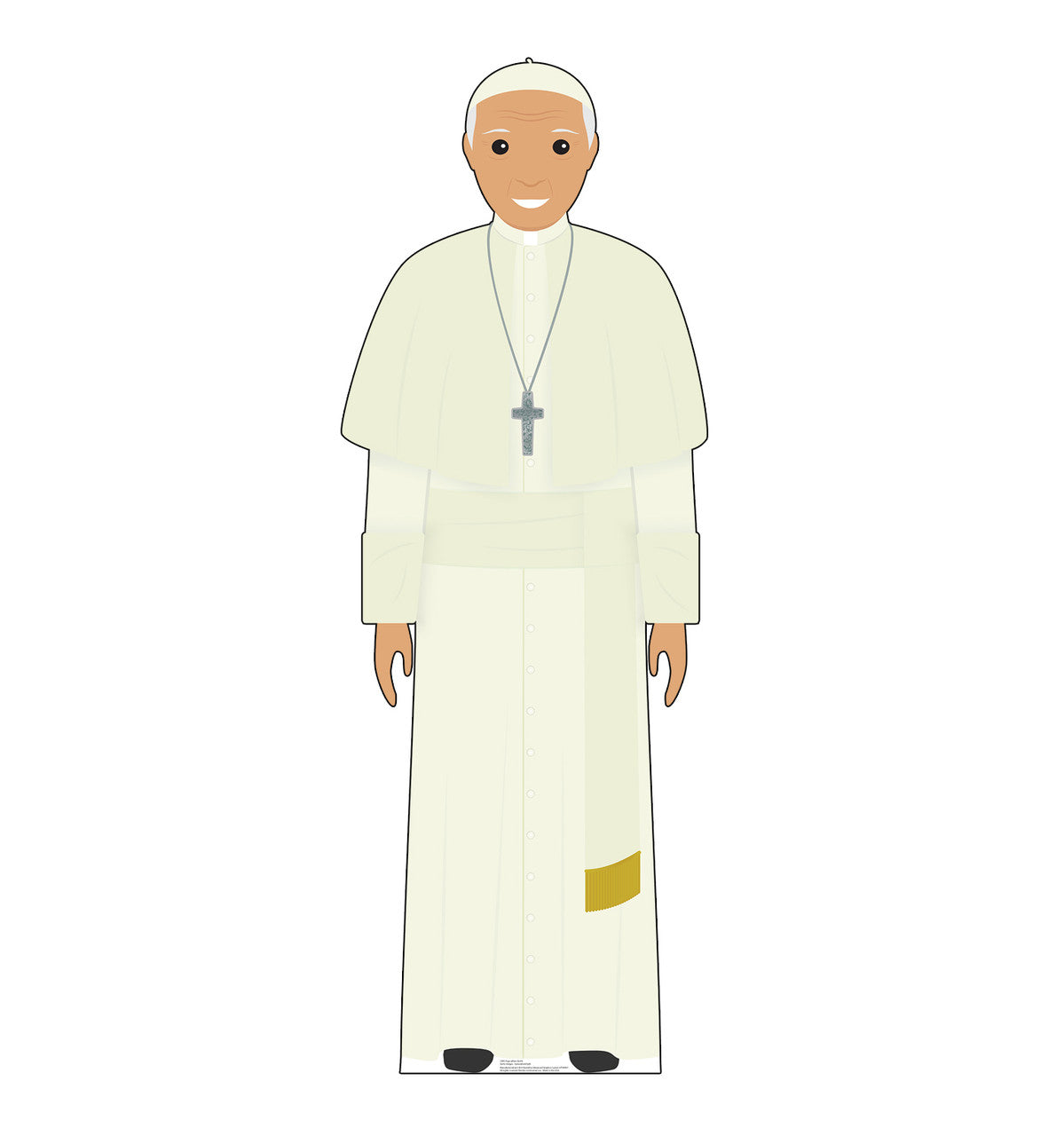 Pope White Outfit (Illustrated)