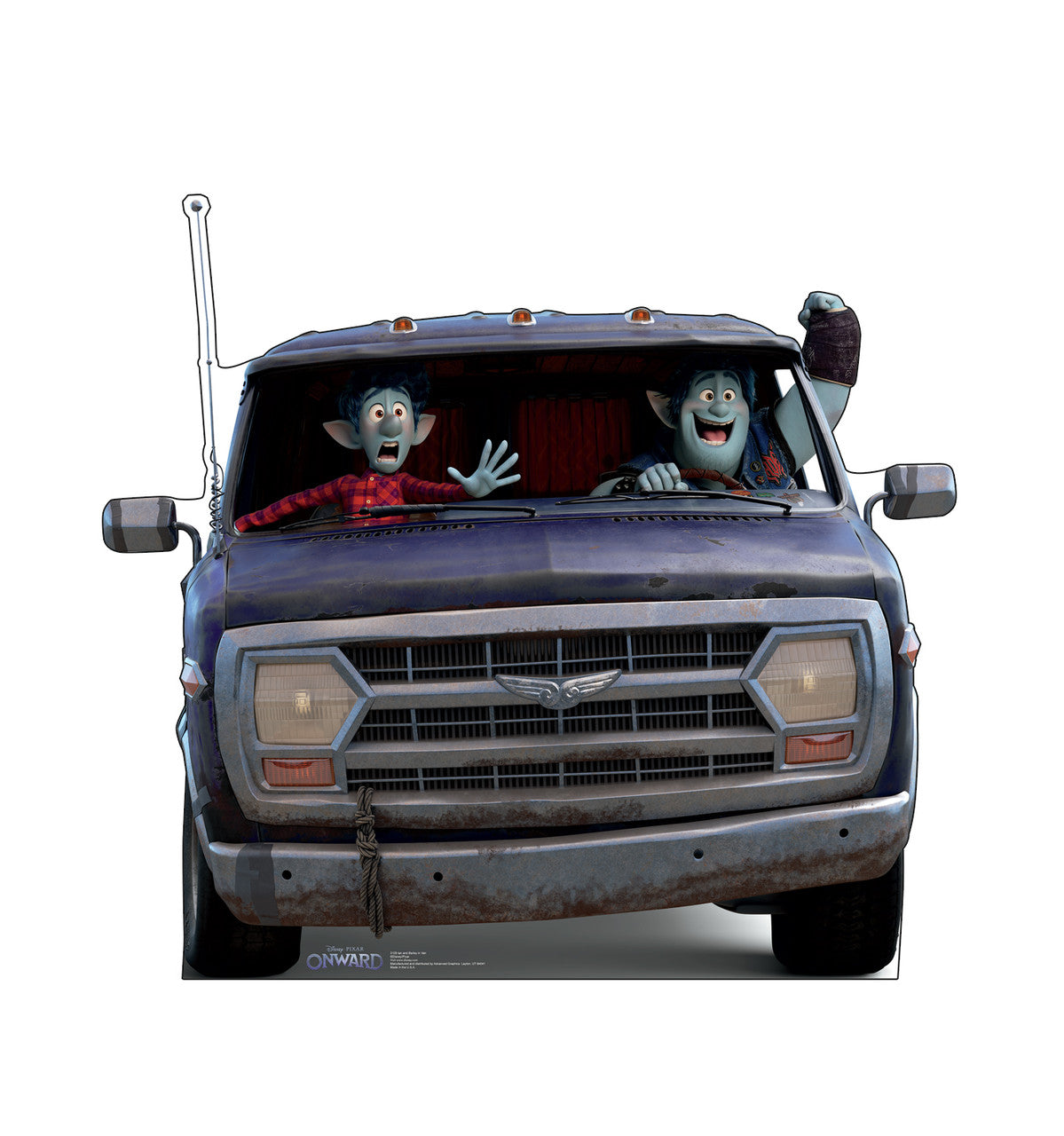 Ian and Barley in Van (Onward Disney/Pixar)