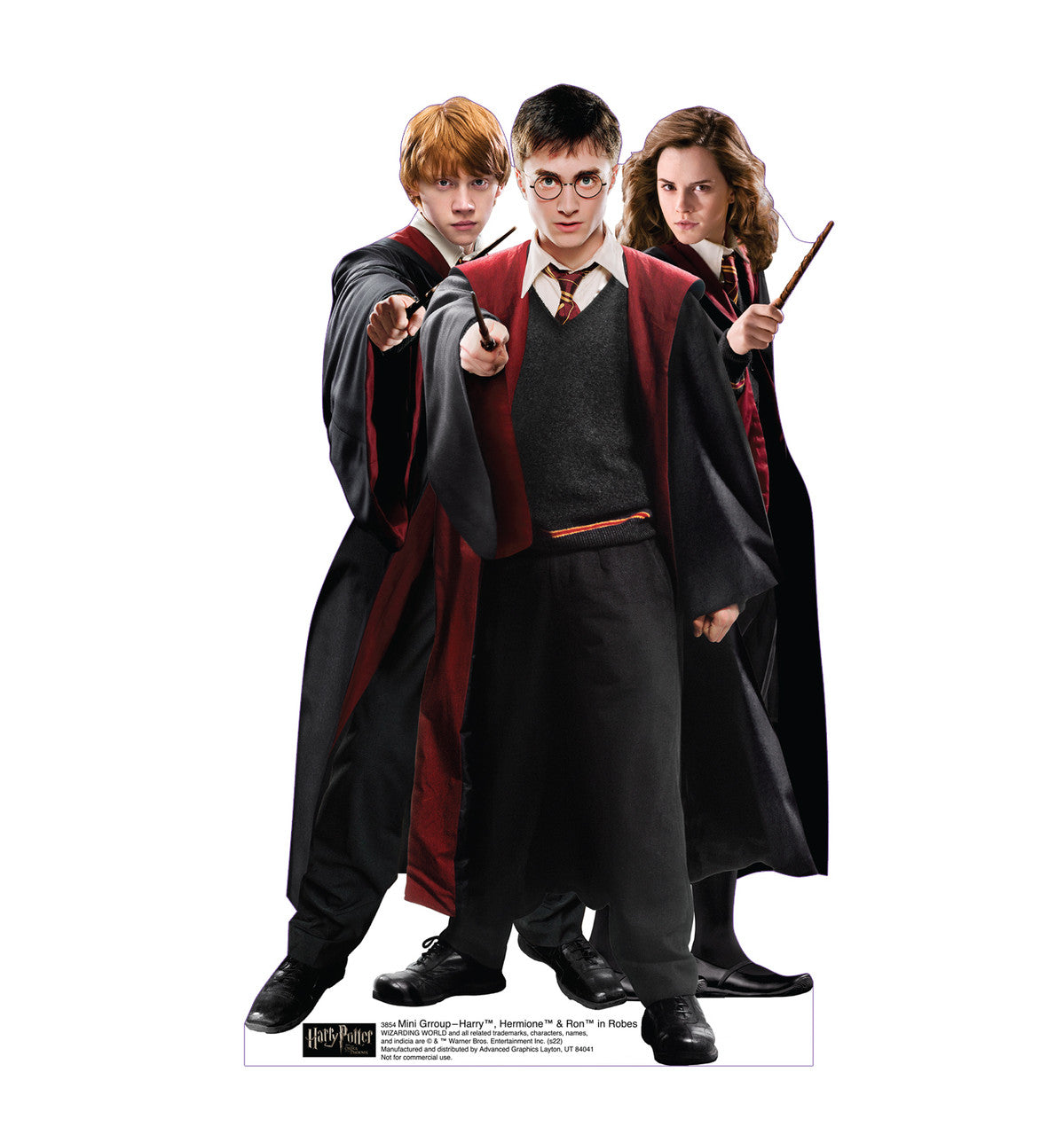 Mini Group-Harry, Hermione & Ron in Robes