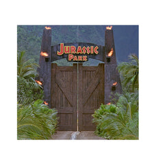 Jurassic World Gate Backdrop Double Wide