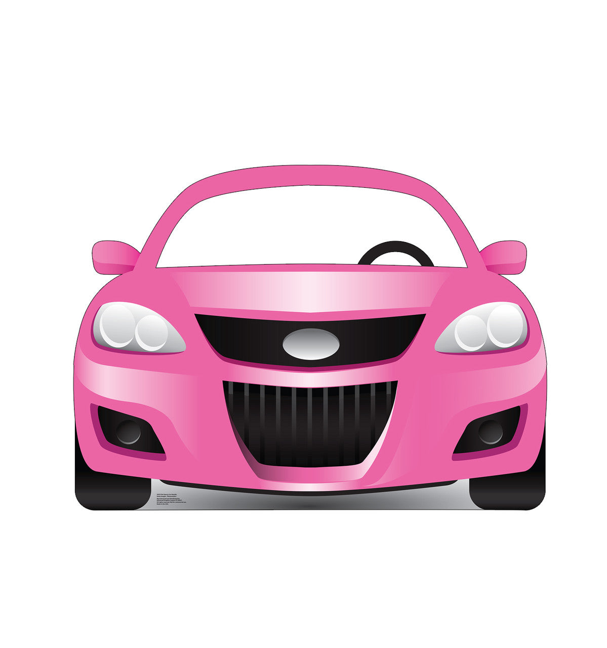 Pink Sports Car Standin