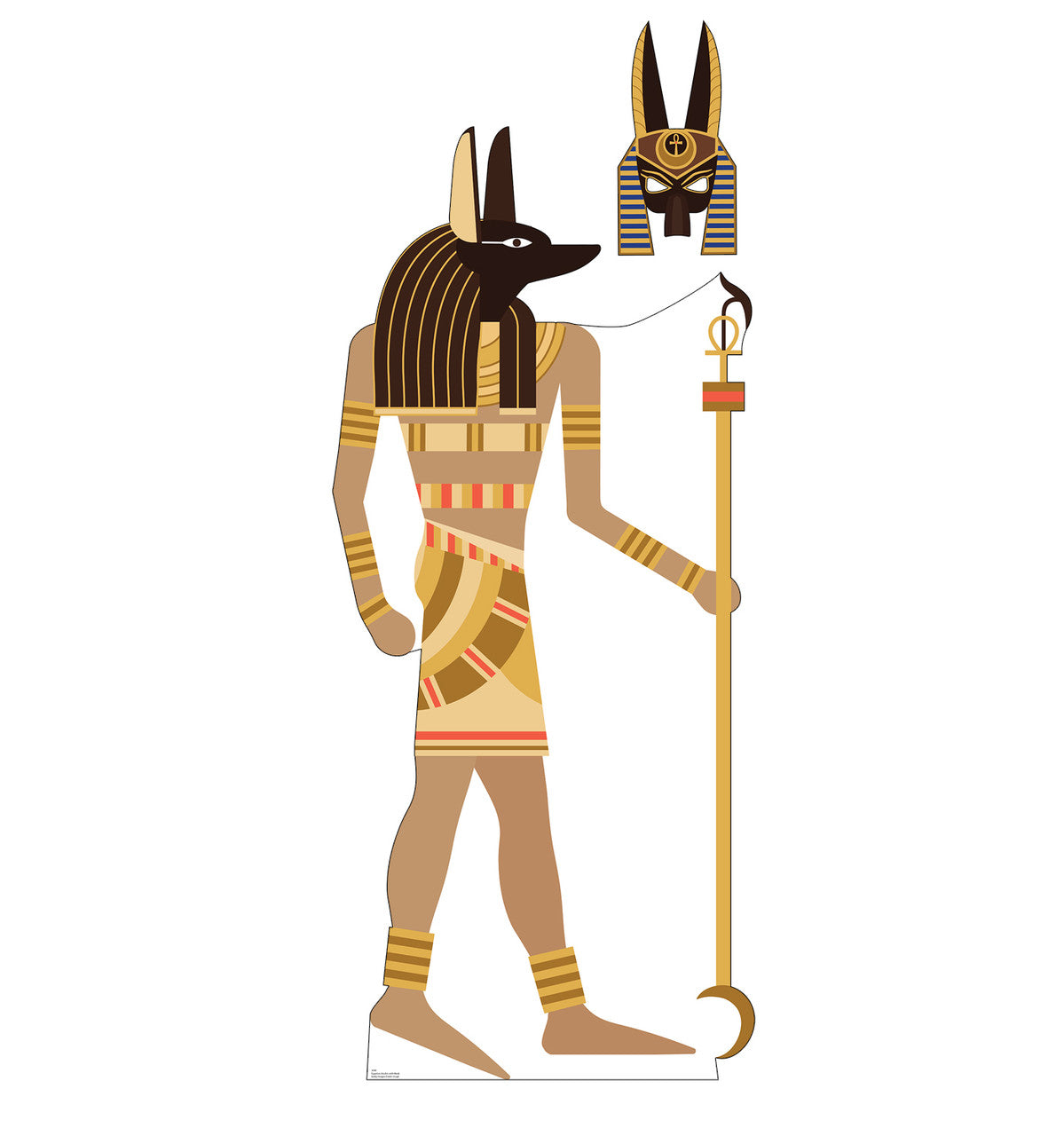 Egyptian Anubis with Mask
