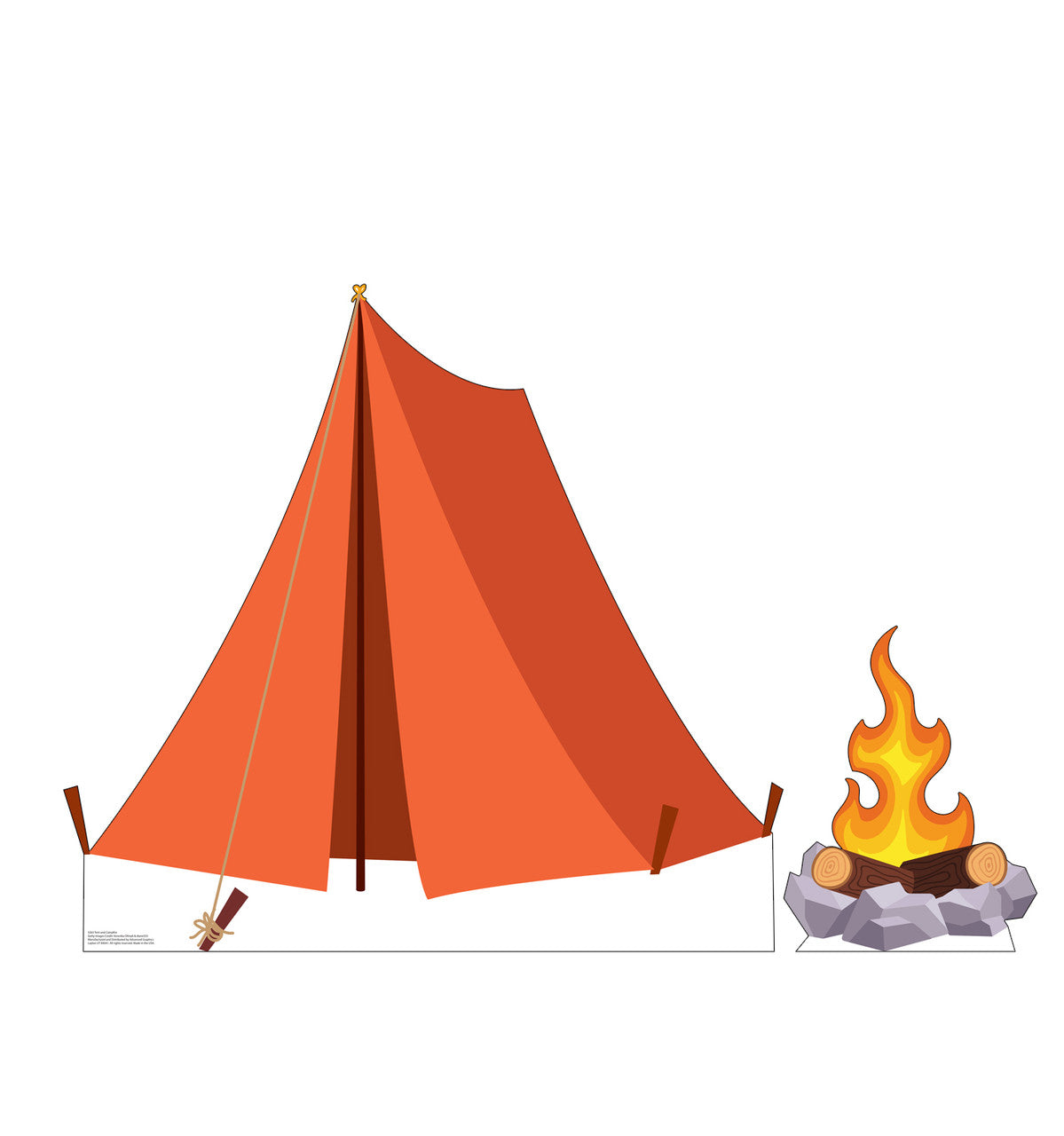 Tent and Campfire