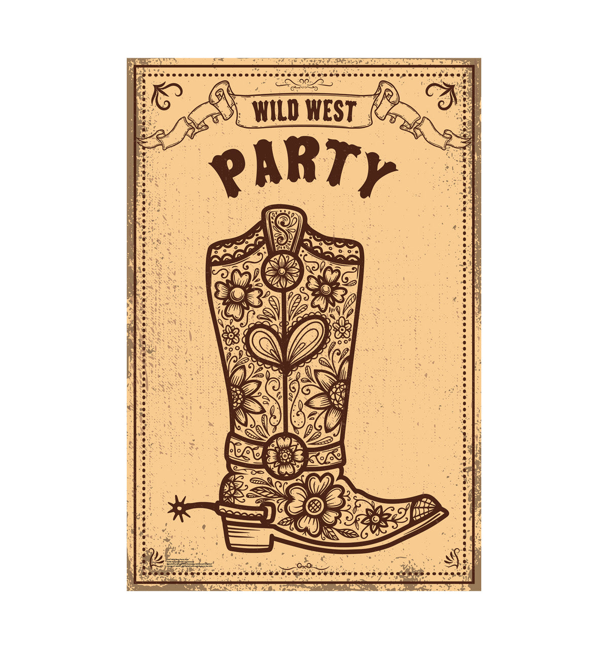 Wild West Party Sign