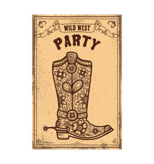 Wild West Party Sign
