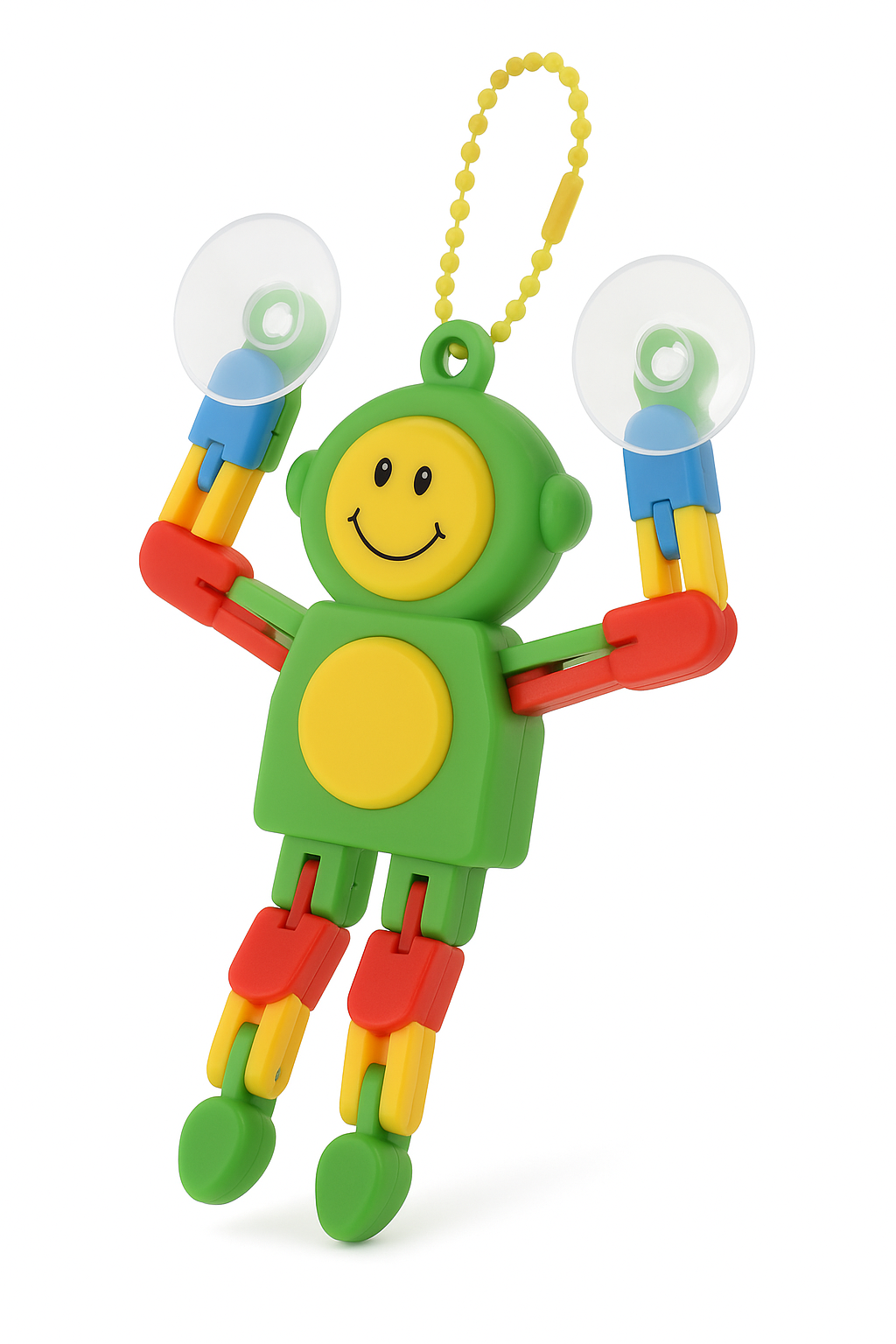 Colorful Robot Suction Cup Toy Favor