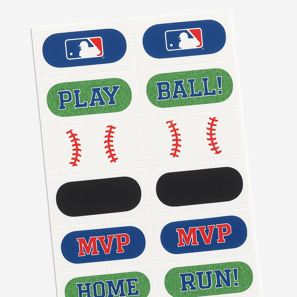 Major League Baseball Face Tattoos - 12-Pack