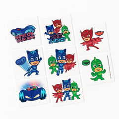 PJ Masks Heroic Adventure Temporary Tattoos for Kids' Parties