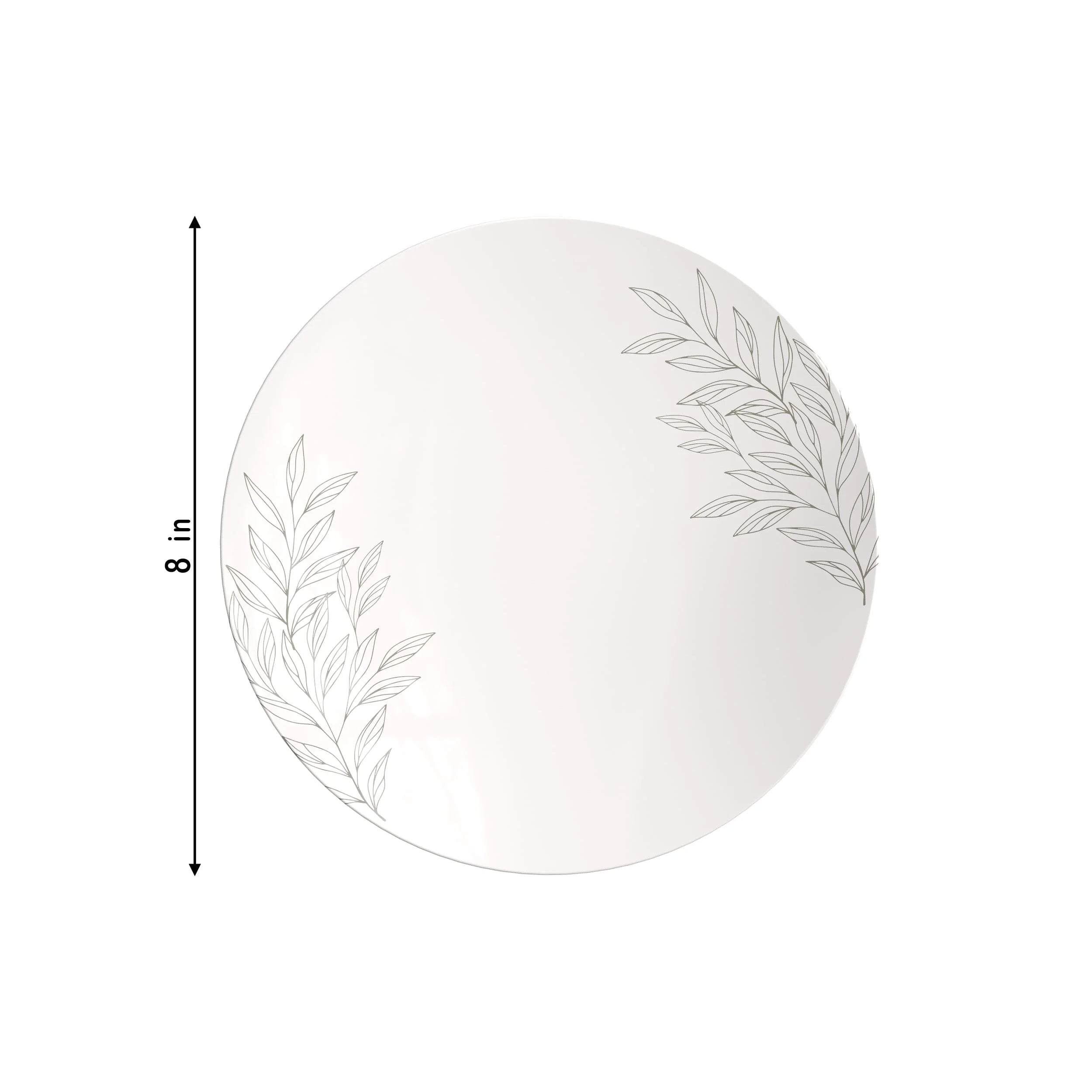 8" Aleh Design Plastic Plates (10)