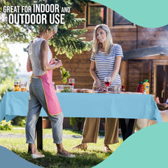 Unleashed - 40 In. x 100 Ft. Sky Blue Table Roll