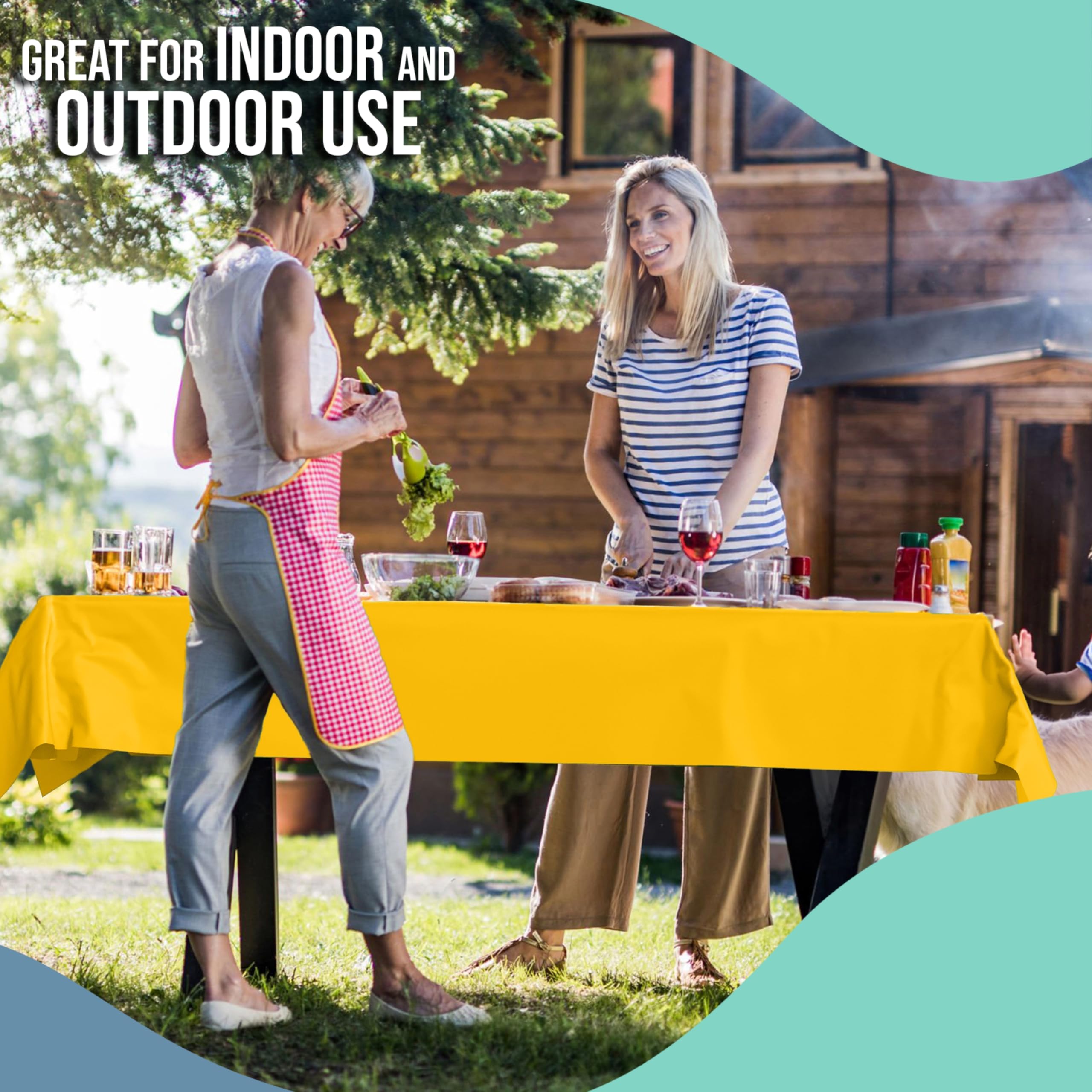 40 In. x 100 Ft. Yellow Table Roll | Case of 6