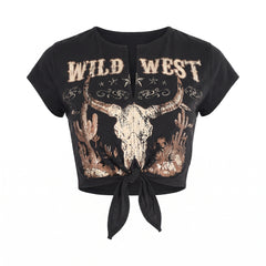 Women's Wild West Halloween T-Shirt - Adult L/XL