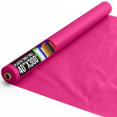 Unleashed - 40 In. x 300 Ft. Premium Hot Pink Table Roll